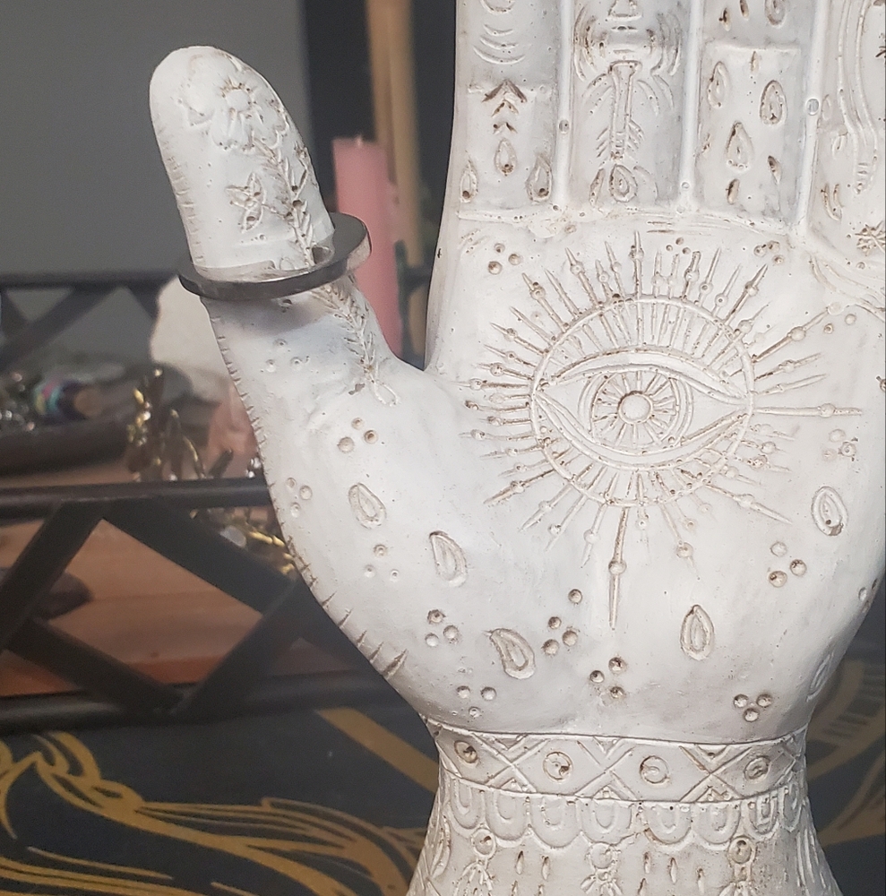 VINTAGE PIECE Beautiful And Unique Sterling Silver Misaki Ring Size 6.5